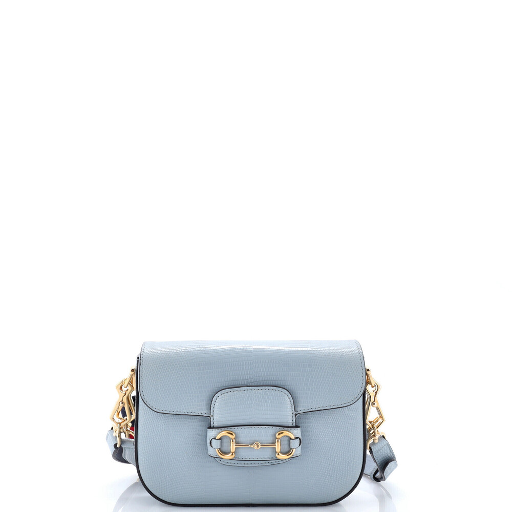 Gucci Mini Horsebit 1955 Shoulder Bag Lizard